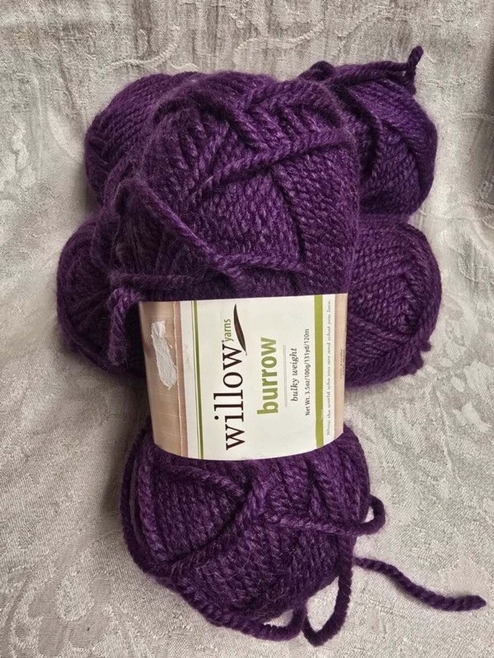 Willow Burrow Bulky yarn